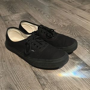 Black low-top Vans
